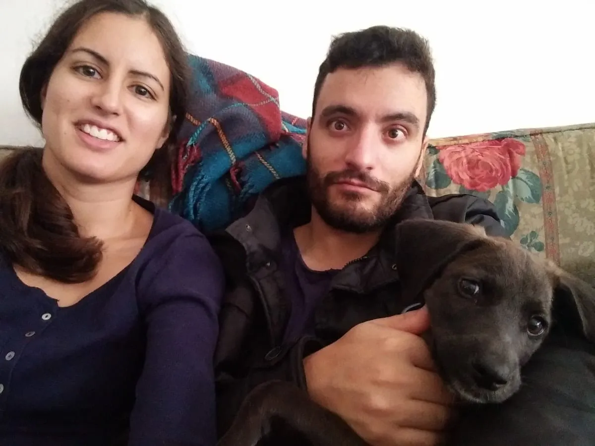 Selfie with Mosfet on the sofa